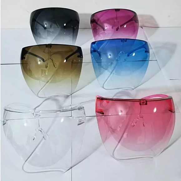 NEW FACE OVERSIZED GLASSES PLASTIC ANTI FOG EYE UV PROTECTION SUNGLASSES UNISEX - Picture 4 of 4